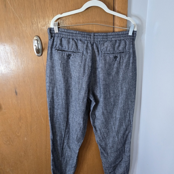 Men's Blue/Gray Casual Pants - Picture 4 of 4